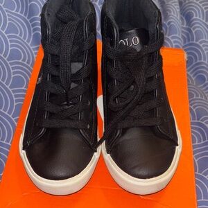 Polo by Ralph Lauren Black High-Top Sneakers